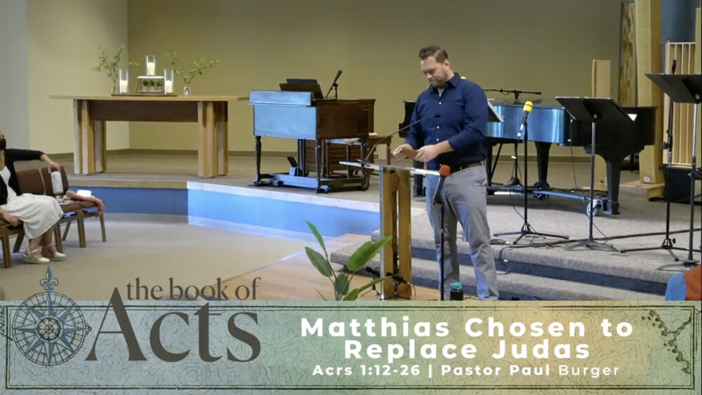 Matthias Chosen to Replace Judas Image