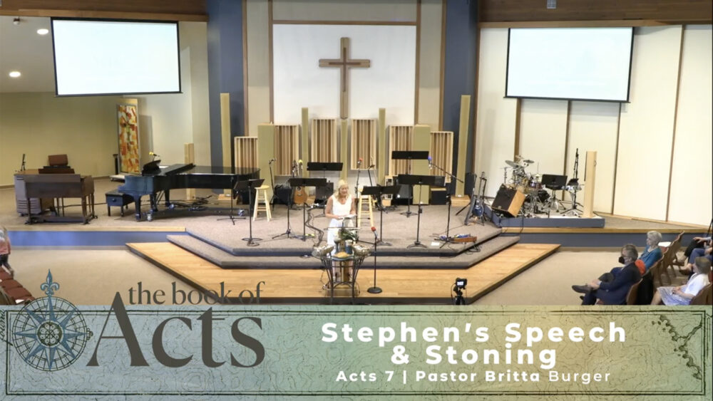 Stephen's Speech & Stoning Image