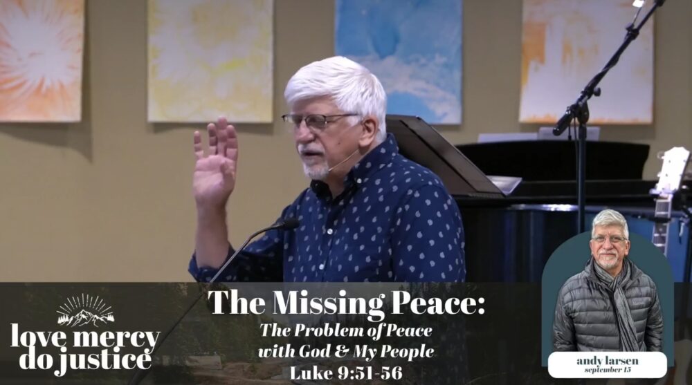 The Missing Peace: The Problem of Peace With God And My People (Only) Image