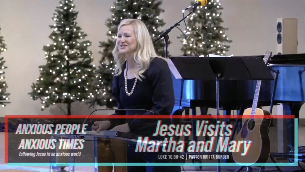 Jesus Visits Martha and Mary Image