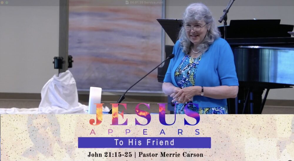 Jesus Appears to His Friend Image